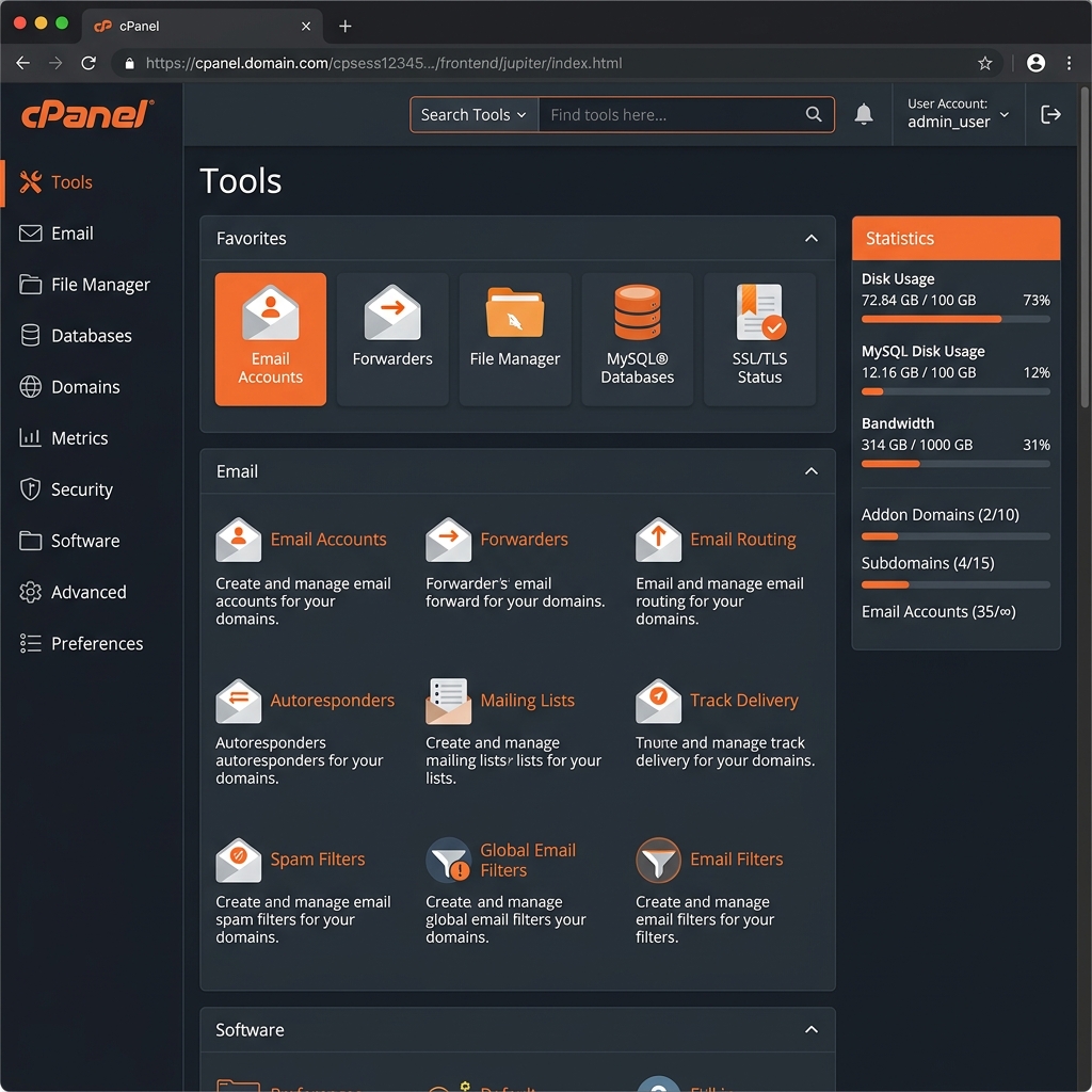 Panel cPanel